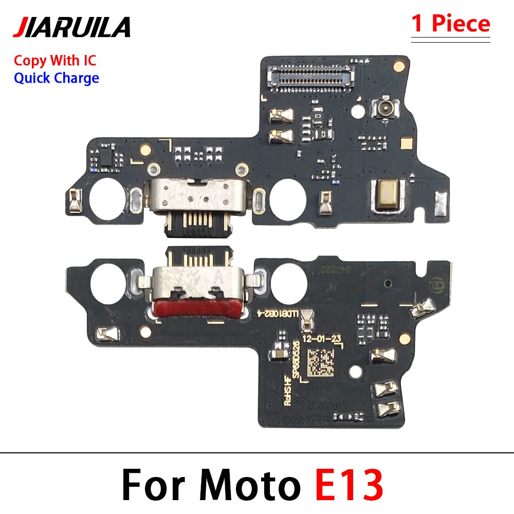 NEW USB Charging Port Socket Board Flex Connector Part For Moto G42 E32 E13 G200 G22 G13 G23 G32 G52 G53 G72 G73 G71S G82 5G G71