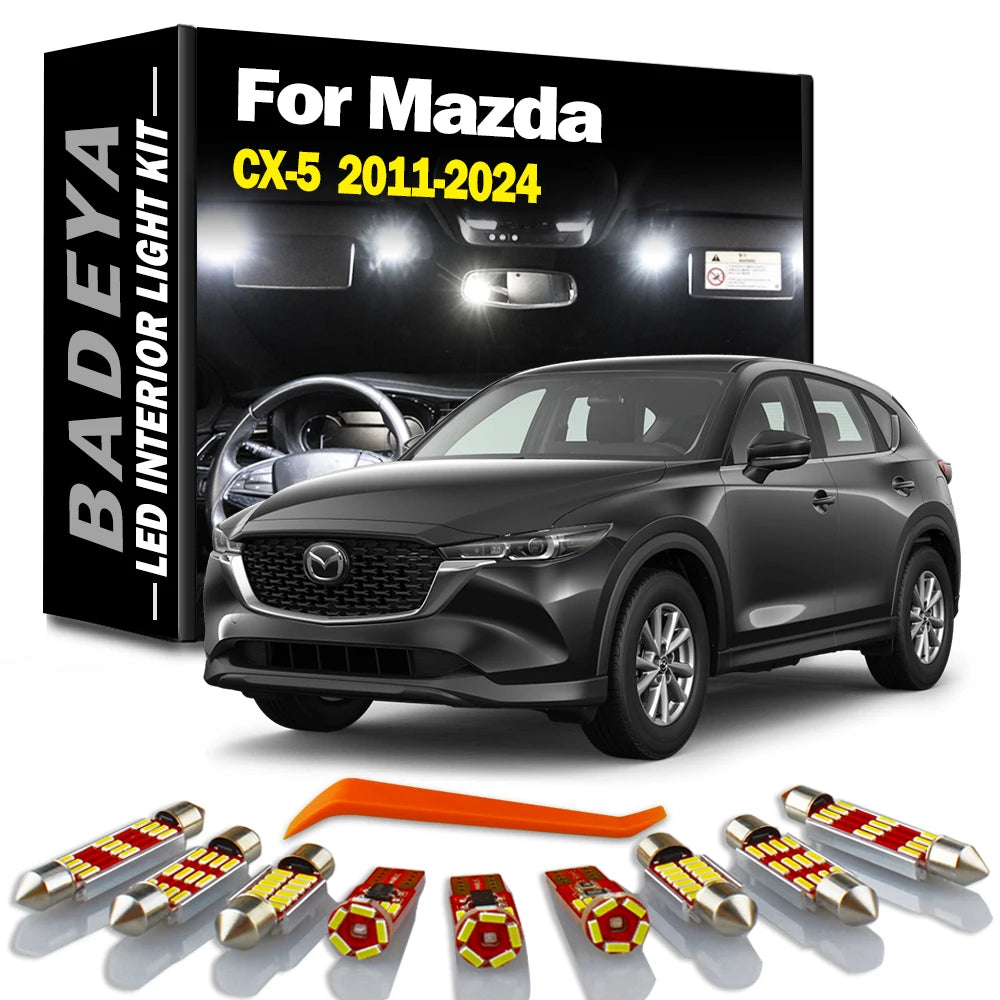 BADEYA 11Pcs Canbus LED Bulbs Interior Reading Light Kit For