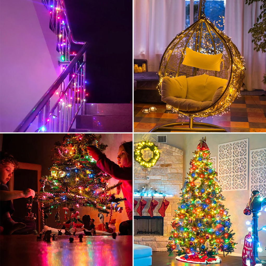 10M-100M LED Festival Lights Outdoor LED String Garland Ligh