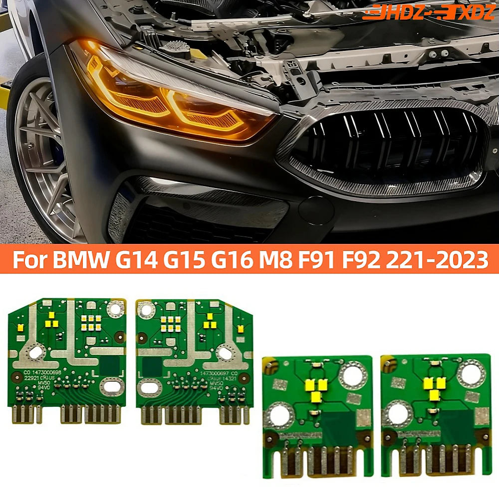 Angel Eye Daytime Running Light LED Boards For BMW M8 F91 F92 F93 G14 G15 G16 2019-2023 Amber Blue Red DRL