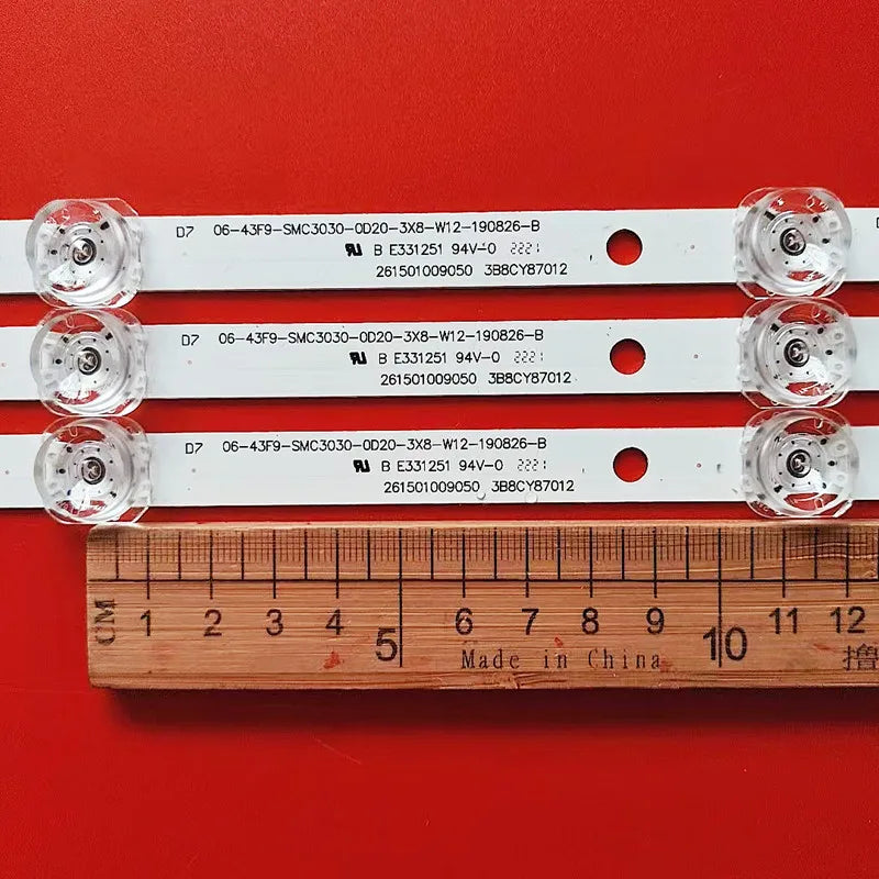 LED Backlight Strip for Haier 43'' TV 06-43F9-SMC3030-0D22-3X8-W12-190826-B H43E18 43un265t LE43B9600
