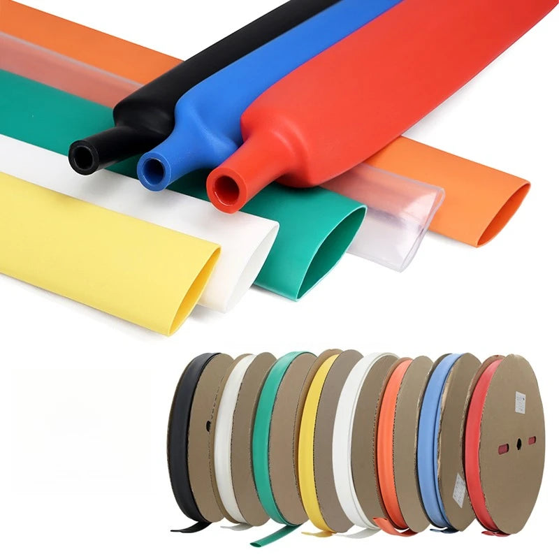 2M 11 Colors 3 1 with Glue Heat Shrink Tube 1.6mm 50mm Dual 