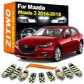 ZITWO 11Pcs Car LED Interior Dome Light Kit For Mazda 3 BM B