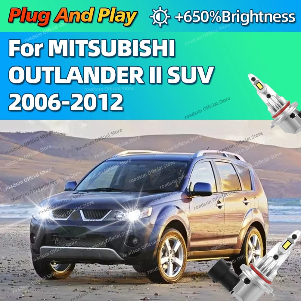 2/4Pcs LED Bulb Headlight 6000K 30000LM Powerful Best Car La