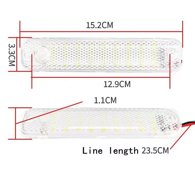 2PCS/4PCS 36 LED Car Interior Dome Light with On/Off Switch 
