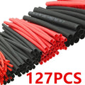 127pcs Black Red Heat Shrink Tubing 2 1 Assortment Polyolefi