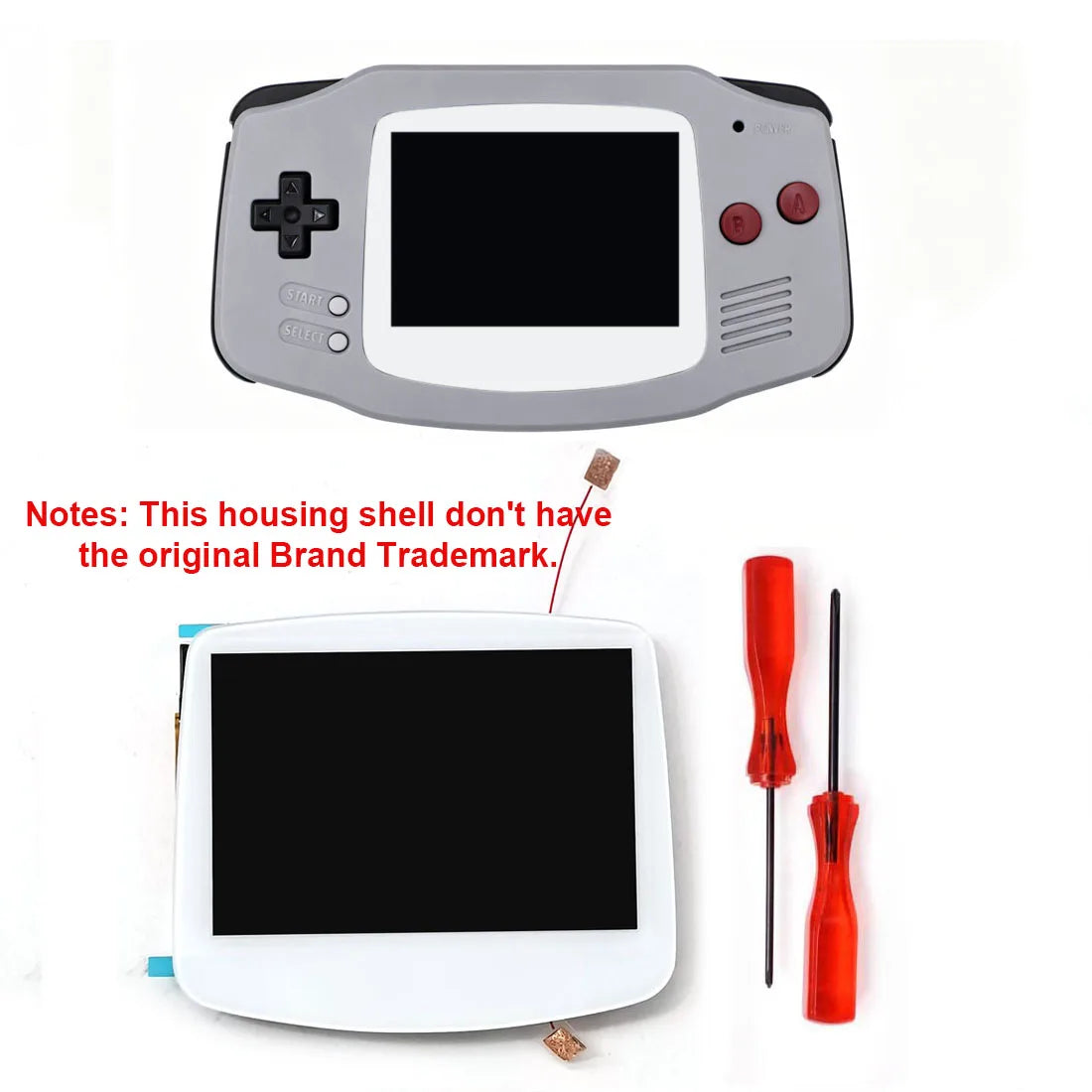 HISPEEDIDO Pre-Laminated V5 HD 720x480 Drop-in Screen For GBA V5 IPS LCD Kits Replacement Desaturation Retro Pixel OSD FRM