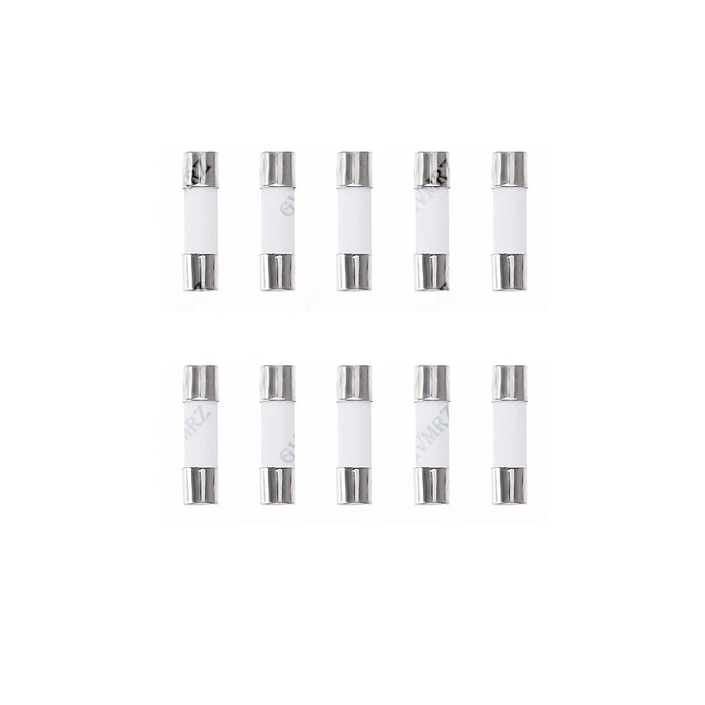 50pcs 5x20mm 0.25A-20A Ceramic Tube Fuse Assorted Kit Amp 0.