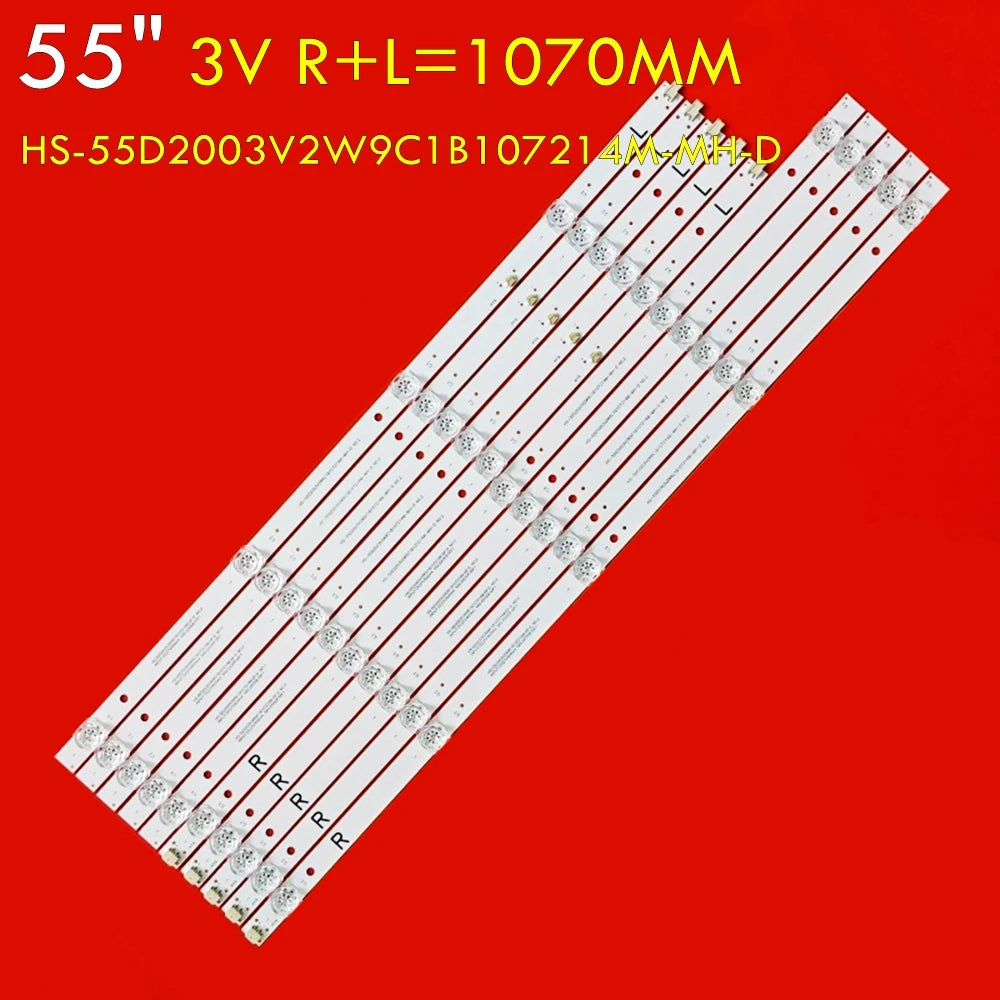 LED TV Backlight Strip HS-55D2003V2W9C1B107214M-MH-D N0.2 DC27V/600mA - Replacement TV Backlight Strip