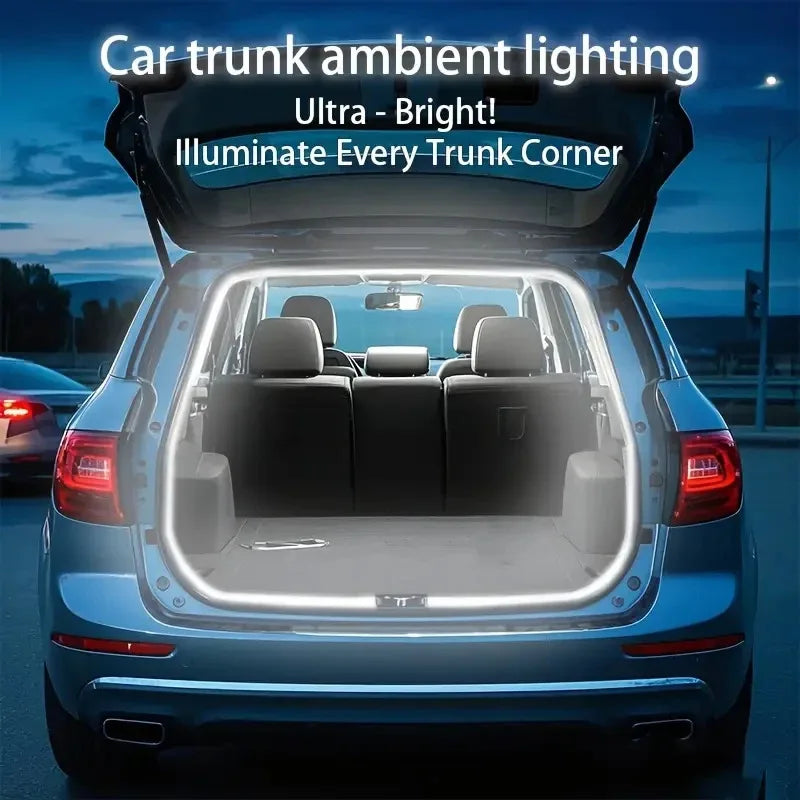 LED Car Trunk Light Strip Automatic On/Off Sensor Ambient Li