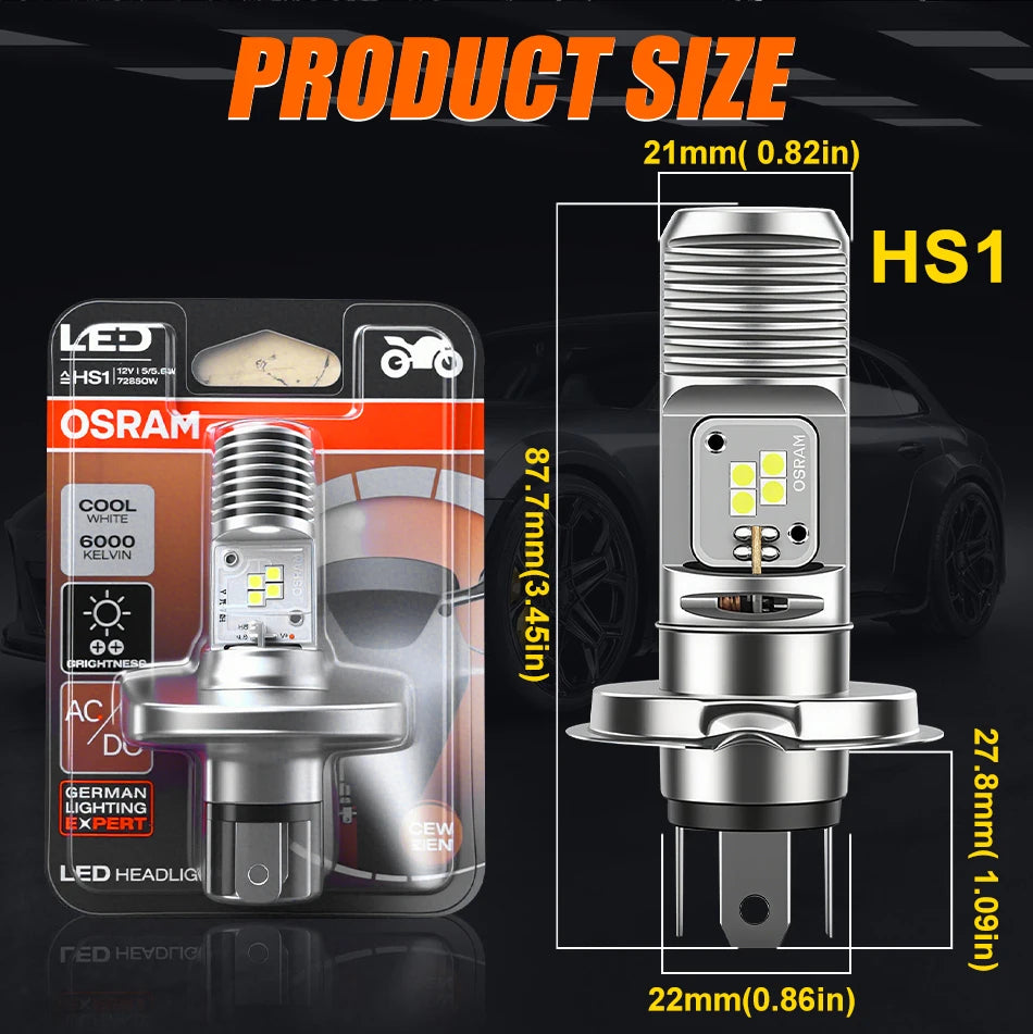 OSRAM HS1 7285CW Led Moto Car Headlight High Low Beam LEDriv