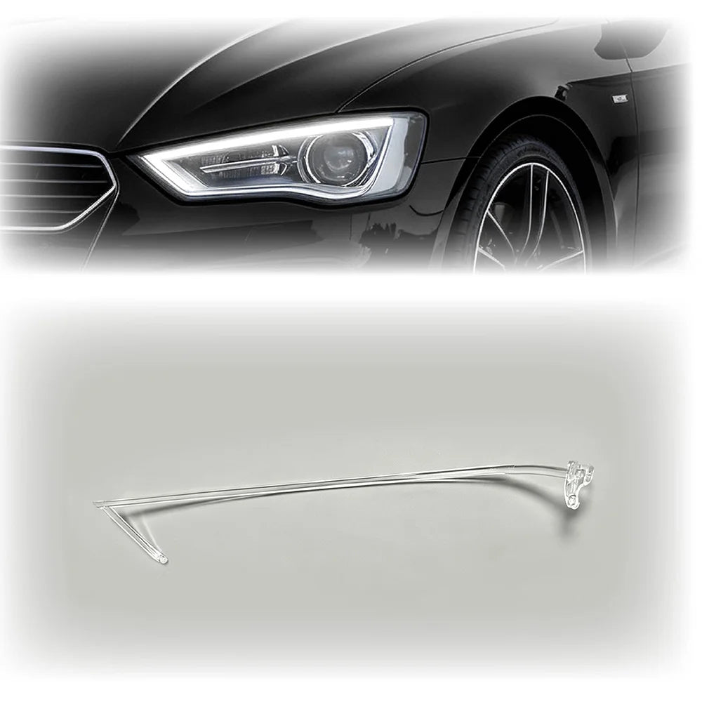 Angel Eyes LED DRL Light Guide Acrylic Tube Strips Daytime Running Light Replacement Headlamp for Audi A3