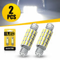 2Pcs AUXITO LED C5W C10W 39mm 41mm 42mm LED Festoon Canbus Error Free 6500K White Car Interior Light Reading Dome Trunk Lamp 12V