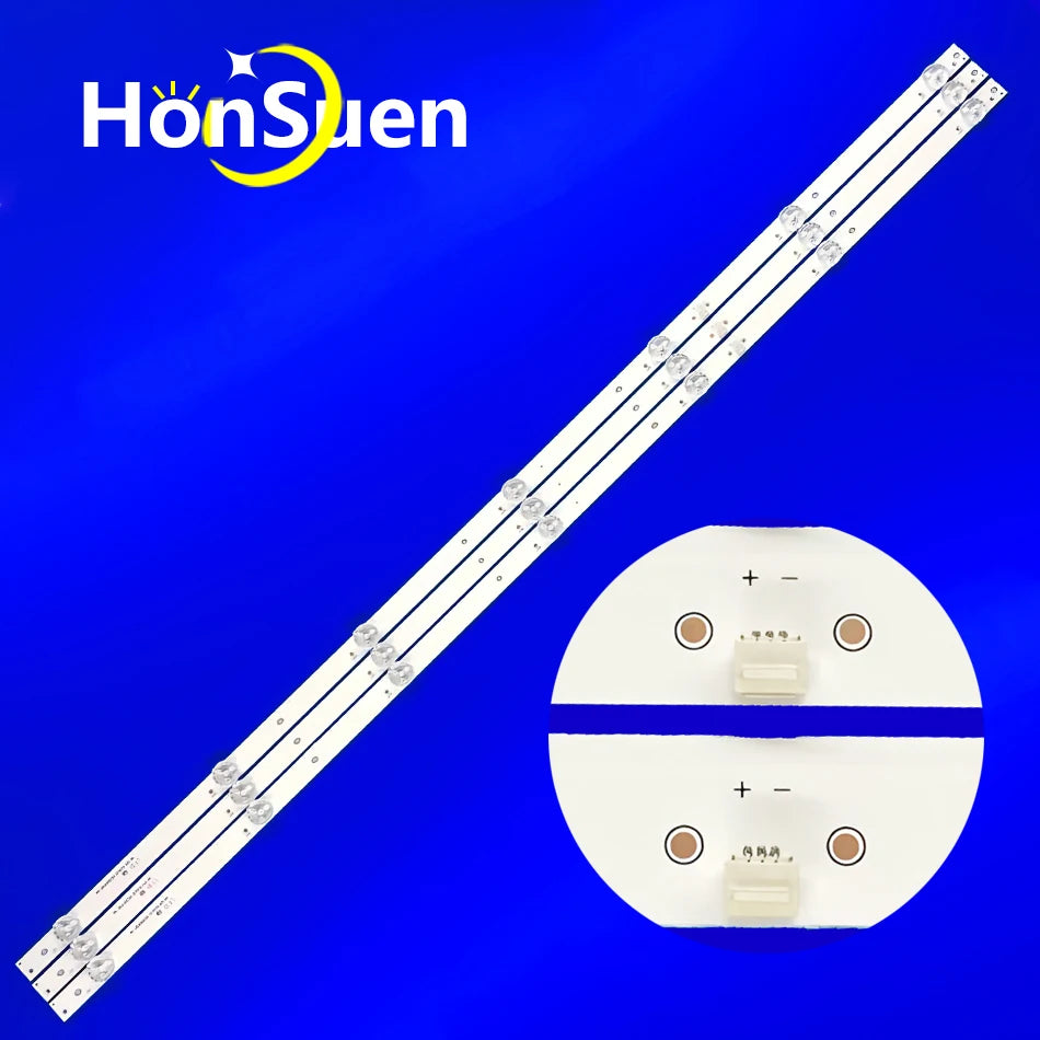 LED Backlight Strip for H-LED43ES5004 43E20S RF-BS430E30-0701S-03 A0 LC430DUQ-SKA3, SDL430FY(LD0-F65)