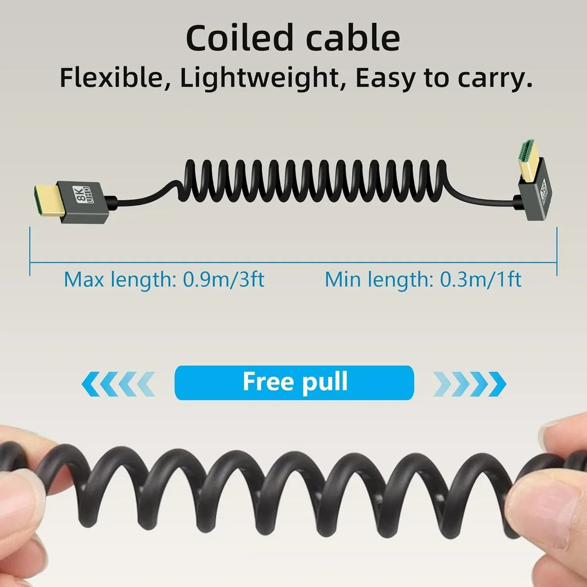 8K UHD Cable High Speed HDMI-compatible Mini/Micro HDMI-comp