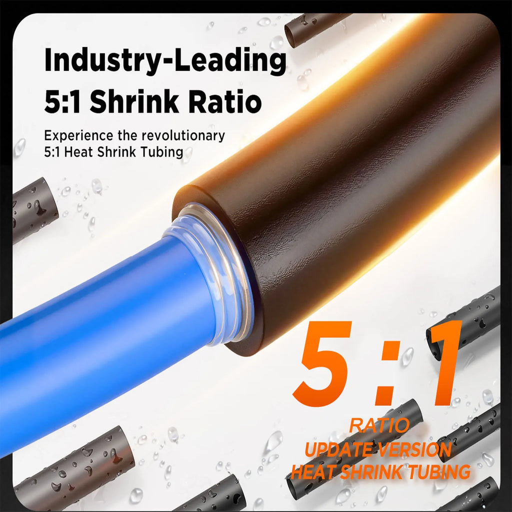 A Roll 5 1 Ratio Heat Shrink Tubing Φ4mm to Φ32 Dual Wall Ad