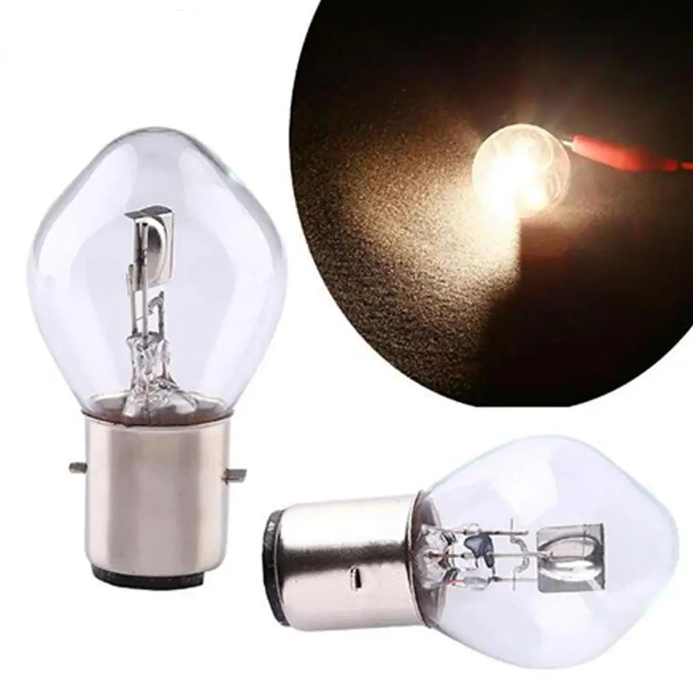 1/2pcs Halogen Headlight Singal Lamp Bulb BA20D High Brightn