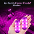 1 PC Multi Color Car Light Wireless LED Touch Light Roof Lig