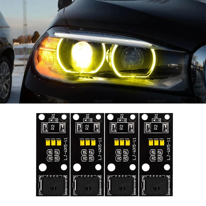 Xenon Headlight Yellow Angel Eyes DRL Board For BMW X3 F25 X5 E70 LCI F15 F16 M F85 F86 Insert Diode Module