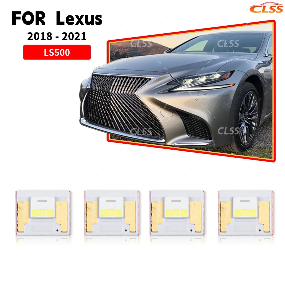 DRL LED Boards For Lexus LS500 LS500h 2018 2019 2020 Car Accessories LED Headlight Daytime Running Light