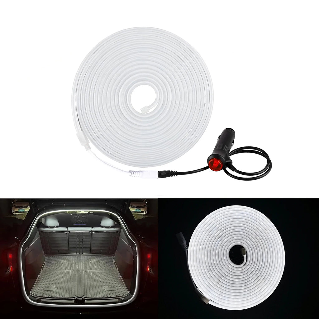 5m Universal Flexible LED Trunk Strip Interior Ambient Light
