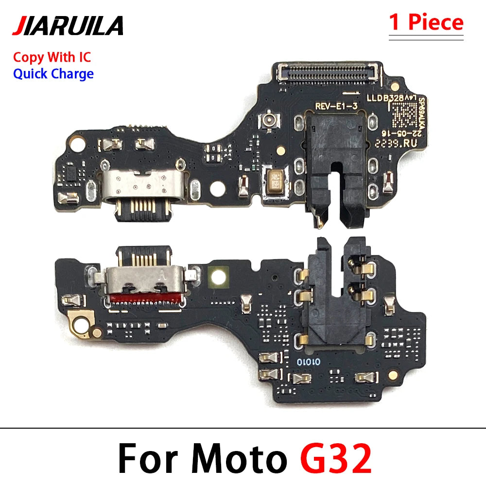 NEW USB Charging Port Socket Board Flex Connector Part For Moto G42 E32 E13 G200 G22 G13 G23 G32 G52 G53 G72 G73 G71S G82 5G G71