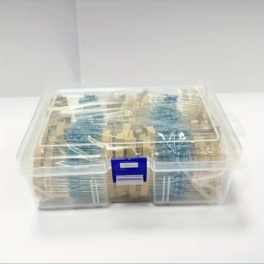 1300PCS 1/2W 0.5W 1% 1R 3M Ohm 130Values Metal Film Resistor