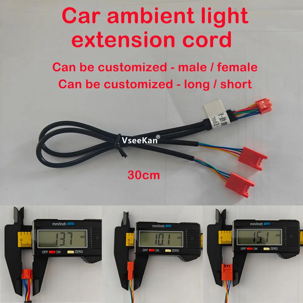 Car Ambient Light Accessories Accessories Y-Wires Light Stri
