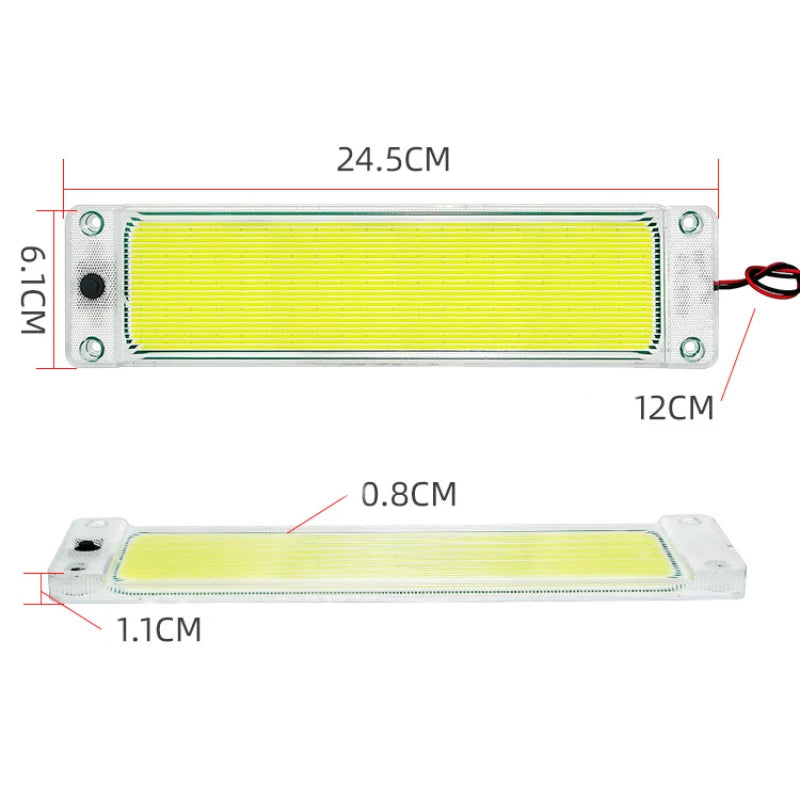 12-24VCOB compartment lamp panel Waterproof Caravan Motor Au