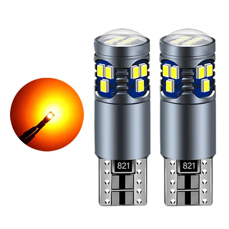 2Pcs T10 Car LED Bulbs Interior Parking Lamp For Renault Clio 2 II MK2 1998-2002 2003 2004 2005 Clearance Lights