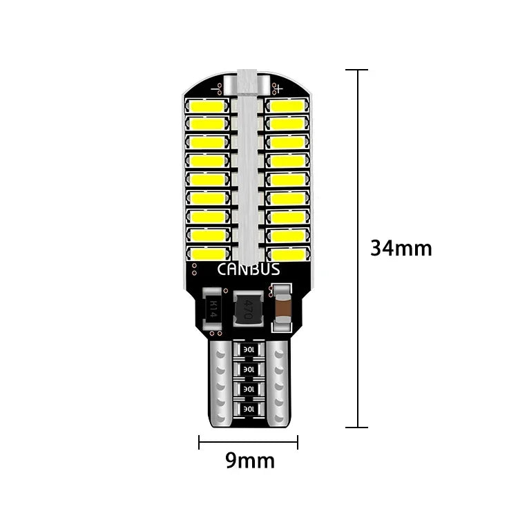 4pcs W16W T15 LED T16 Bulb Canbus Backup Reverse Led 921 912