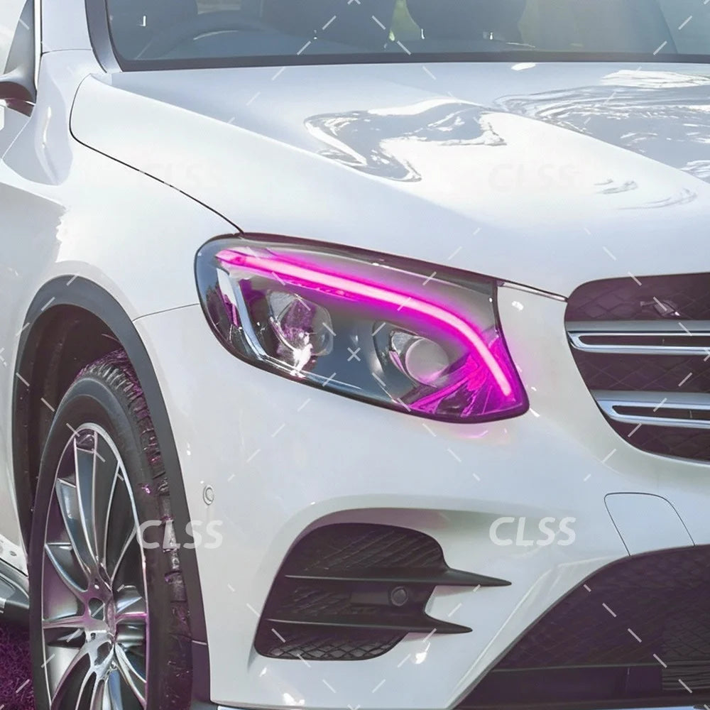 DRL LED Boards Lightsource For Mercedes-Benz GLC W253 GLC250 GLC200 2016-2019 High Spec Headlight Daytime