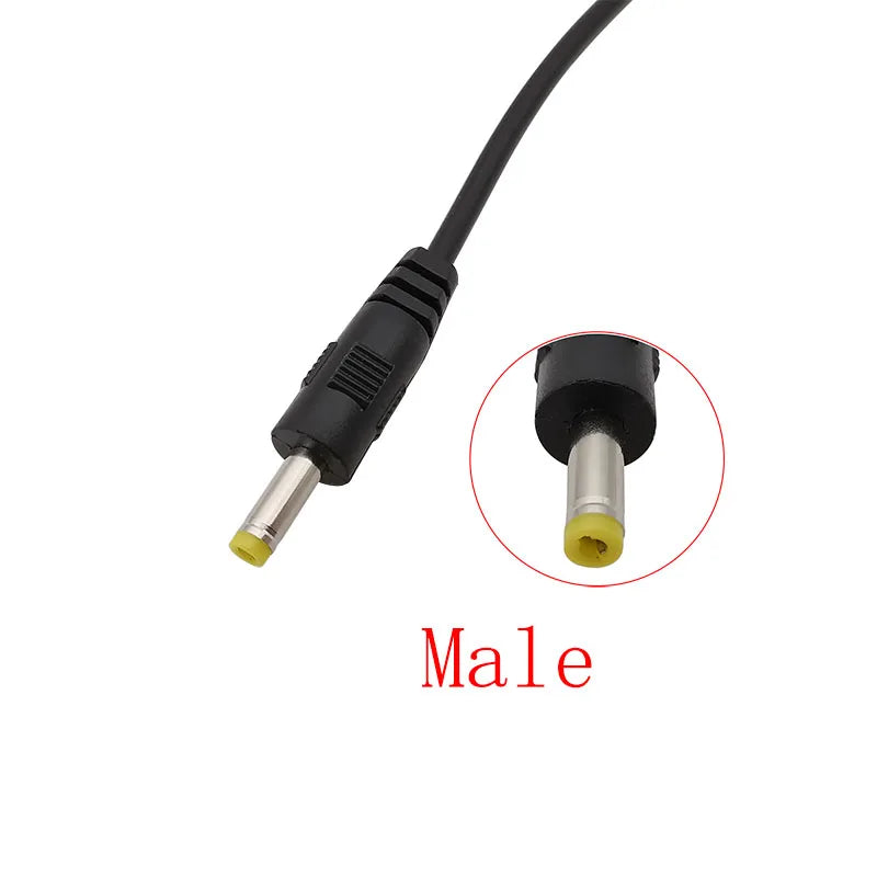 DC 4.0mm X 1.7mm Male Plug Female Jack DC Power Charging Cab