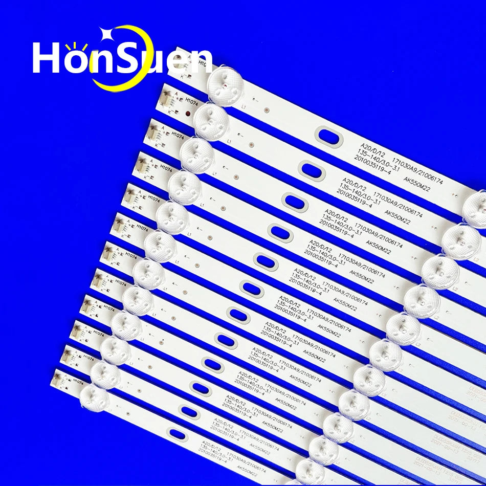 LED Backlight Strip for 12pcs LED Backlight Strip For Seiki Sc-55uk7000n 55UK700N Polaroid Ptv55174kiled