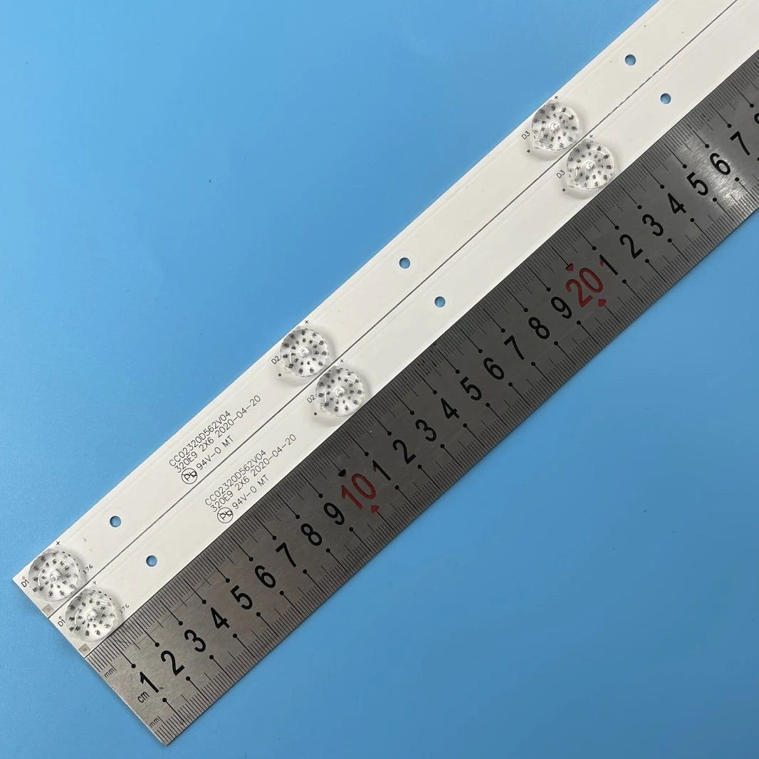 LED Backlight Strip for CC02320D562V08 CC02320D562V04 DEXP H32F8000Q Akira 32led01T2M 32LED06T2W LE-8822A
