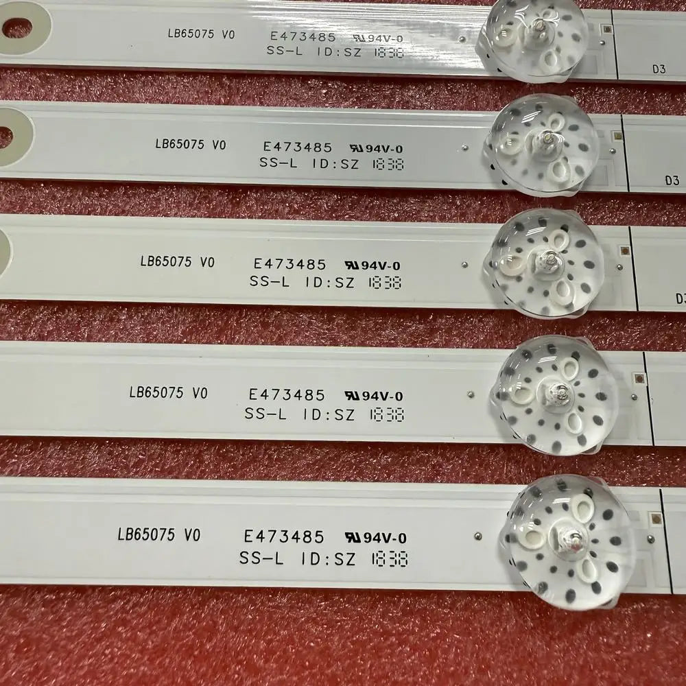 LED Backlight Strip for Full set LED Backlight Strip 5LED For Hisense H65B7100 H65B7100LE 65R6107 65R6107LED