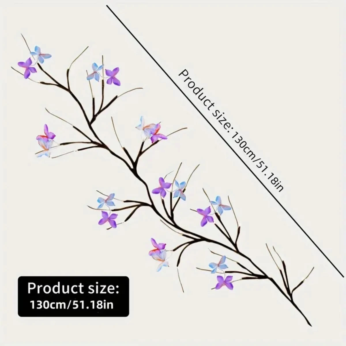 1pc 30LED Enchanted Willow Vine Light With Butterfly USB Pow