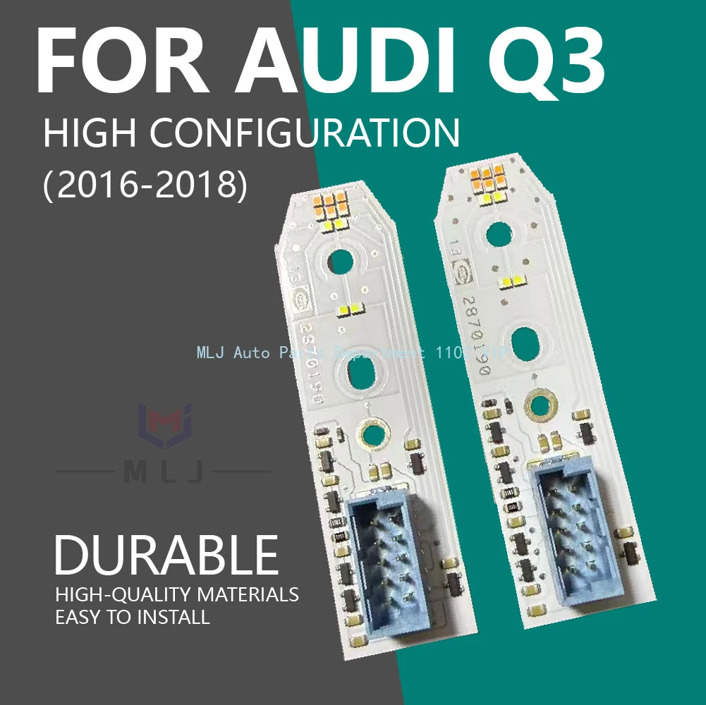 models of all-new imported Audi Q3 8U0941475E high-configuration white LED daytime running light board for