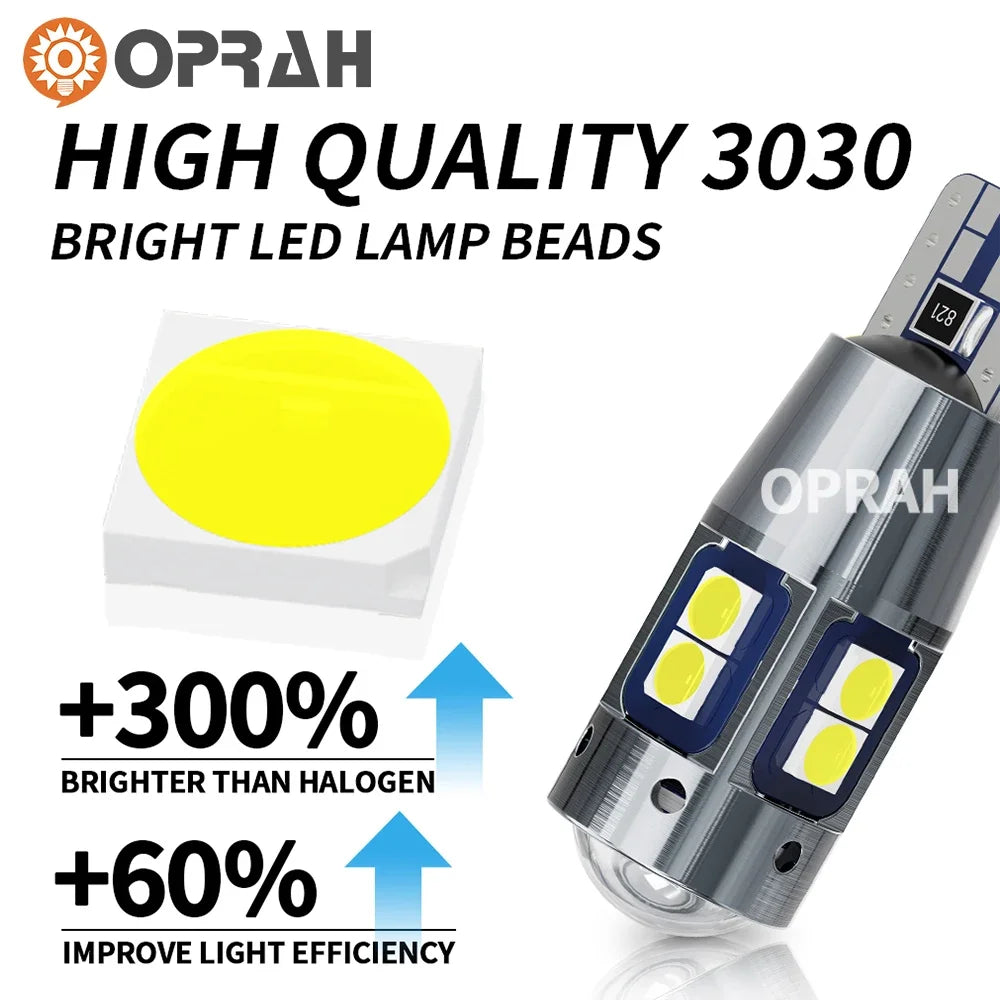 2pcs High Quality T10 LED W5W Car Interior Lights CANBUS No 