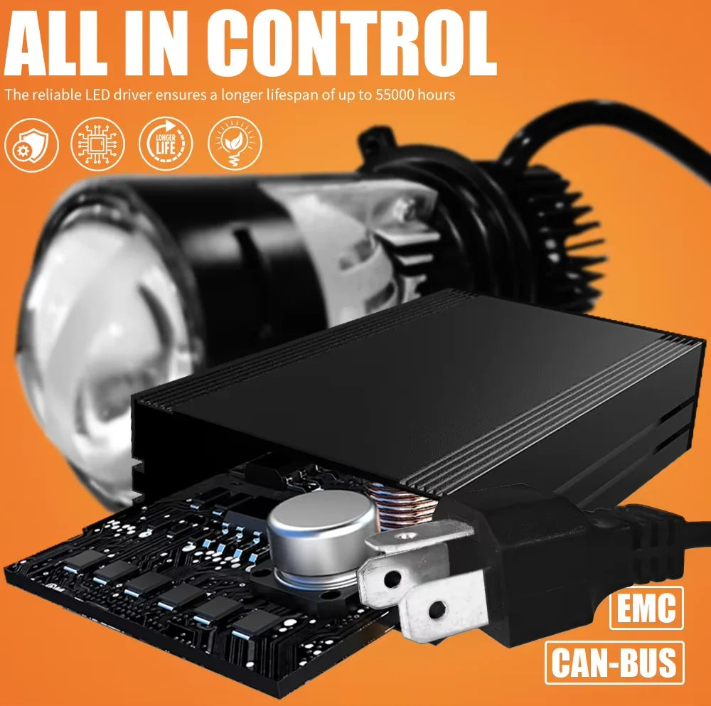 Y3 APP H4 Bi LED Canbus Double Copper Tubes 140W 4575 Chips 
