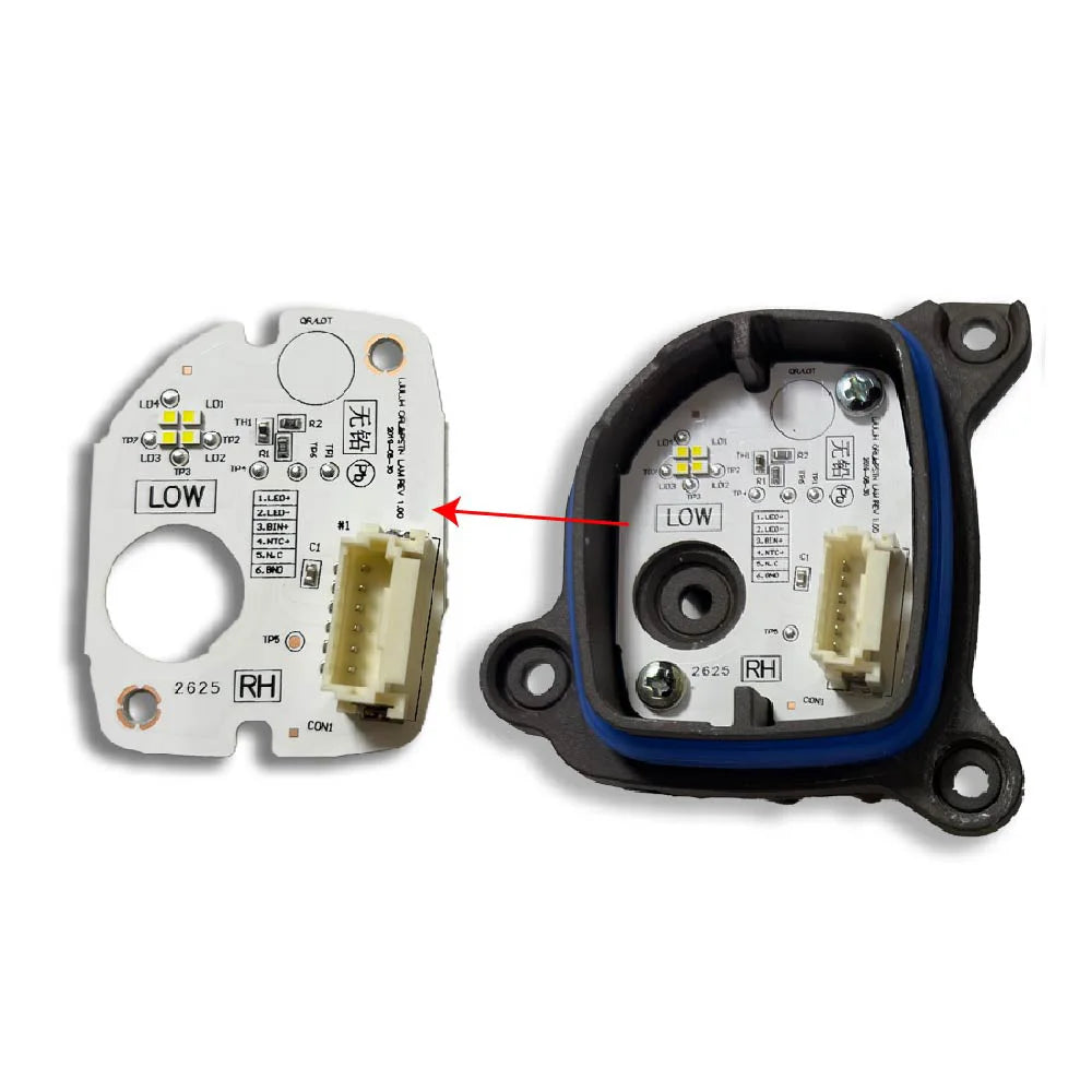 DRL Replacement LED Light Source Module Halo Angel Eyes White Board For Renault Arkana 2021-2025 Headlamp for