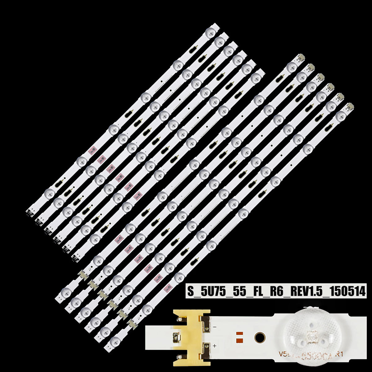 LED Backlight Strip for UN55MU6300FXZA UE55JU6745 UE55JU7000 UN55KU6290 UN55JU6700 UN55JU6400 V5DU-550DCA-R1