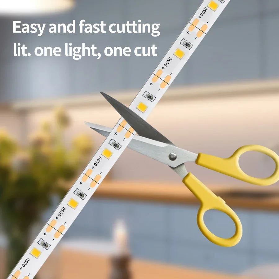 Hand Sweep LED Strip Lights 1m 2m 3m 5 m 10m DC 5V USB LED S