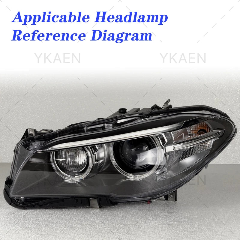 Angel Eyes DRL Light Guide Tube Plate Strip Bar For BMW 5 Series F10 F18 2014-2017 Headlight Daytime Running