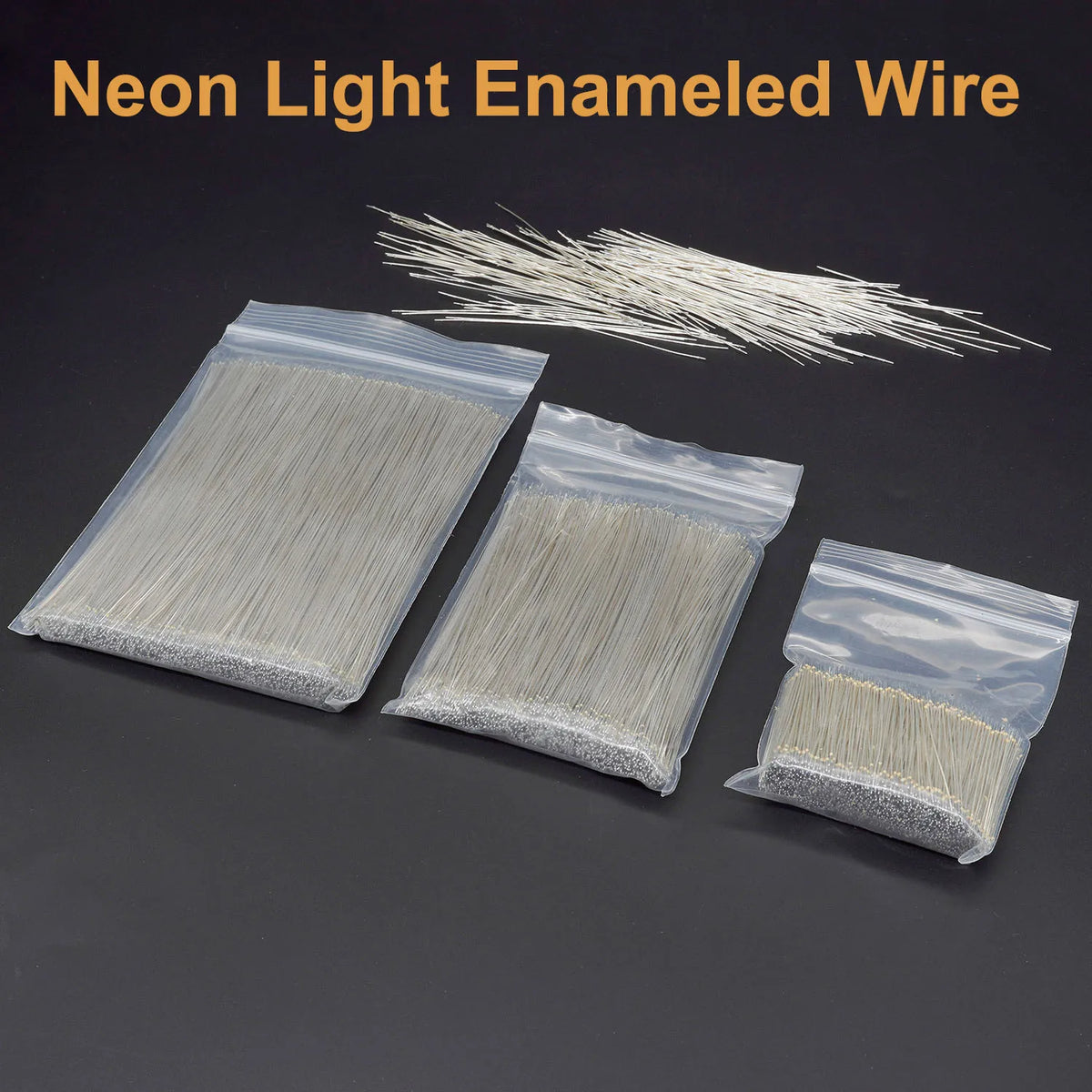 LED Neon Light Welding Wire Silver Color Enameled Wire Middl
