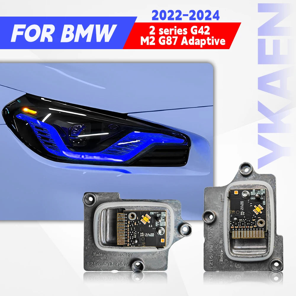 DRL Angel Eye Chips Boards Modules For 22-24 BMW 2 Series G42 G87 M2 M240i 230i Adaptive Turn Signal for BMW