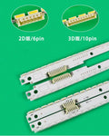 LED Backlight Strip for 10pcs/5set LED backlight strip for 2012SVS40 2D 3D UE40ES6710U UE40ES5500 UE40es5500W