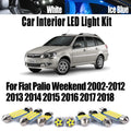 9-Piece LED Interior Light Kit for Fiat 2002-2015 - Canbus Error-Free Interior Bulbs