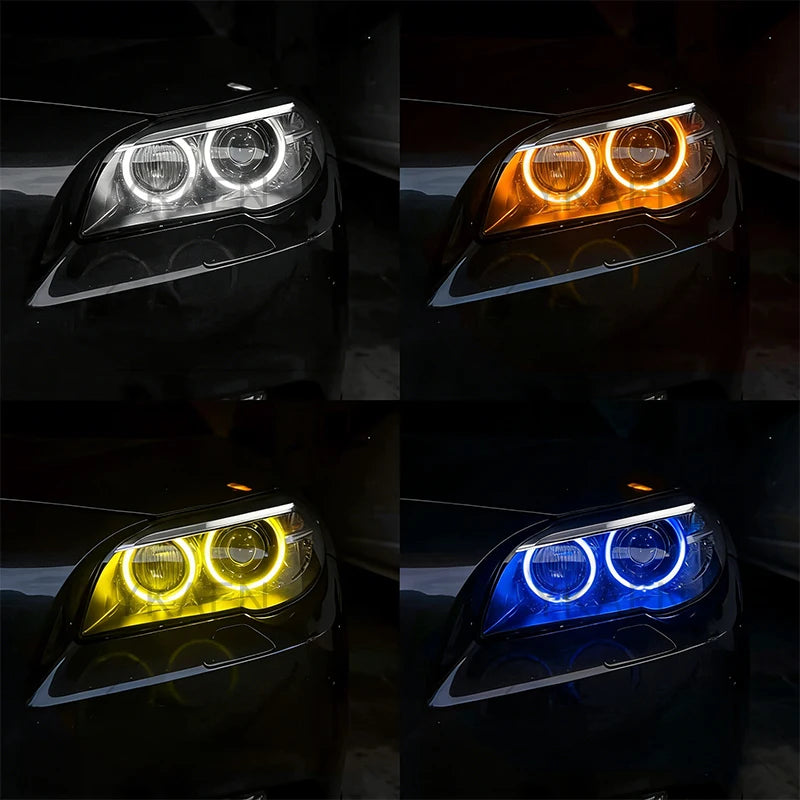 Angel Eye DRL Module 63117343876 For BMW 5 Series F10 F11 LCI 2014-2016 Headlight Daytime Running Light Red