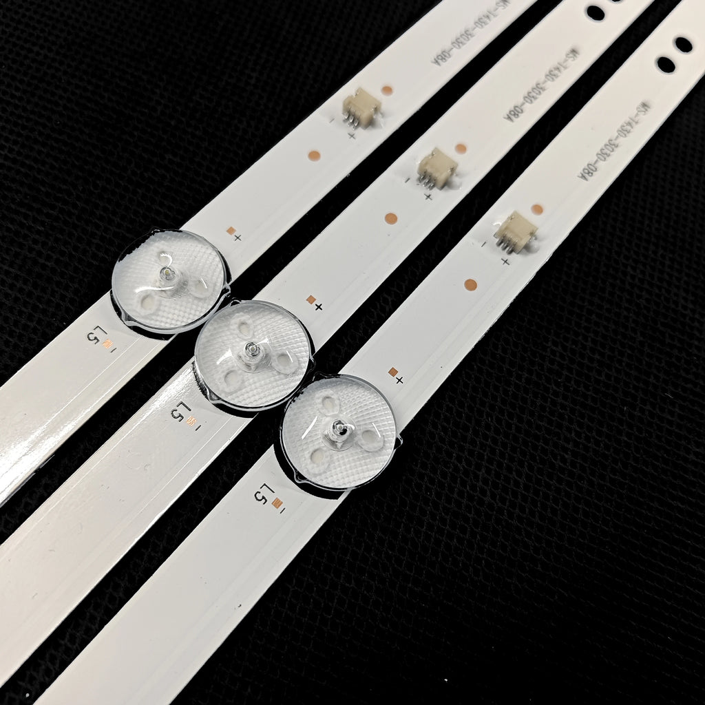 LED Strip for Akai AKTV-4329M IRBIS 43S01FD345B PT430CT02-1 MS-T430-3030-08A MS-L3452 SW-LE486558 Galatec